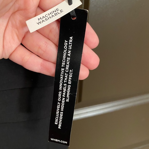 WHBM BLACK ULTRA SLIMMING DRESS - Picture 10 of 11